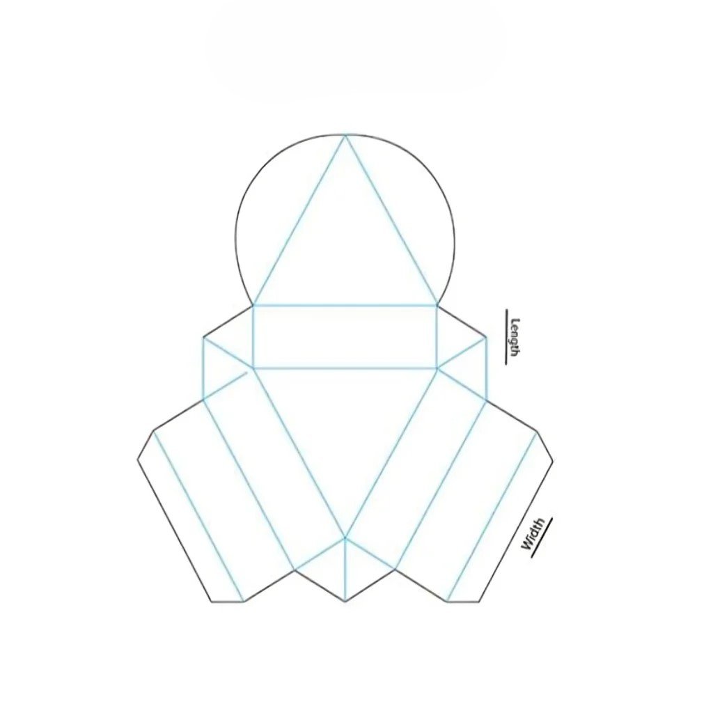 Triangular Tray Lid Boxes