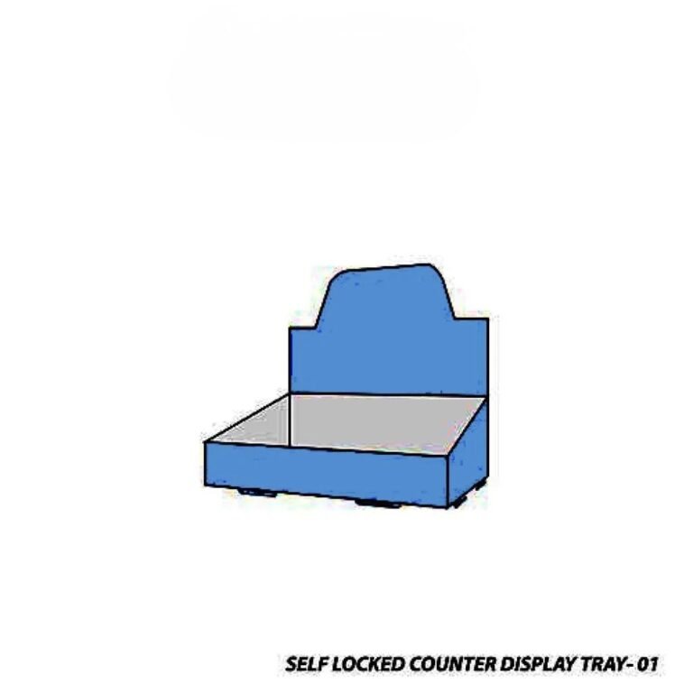 Self-Locked Counter Display Tray