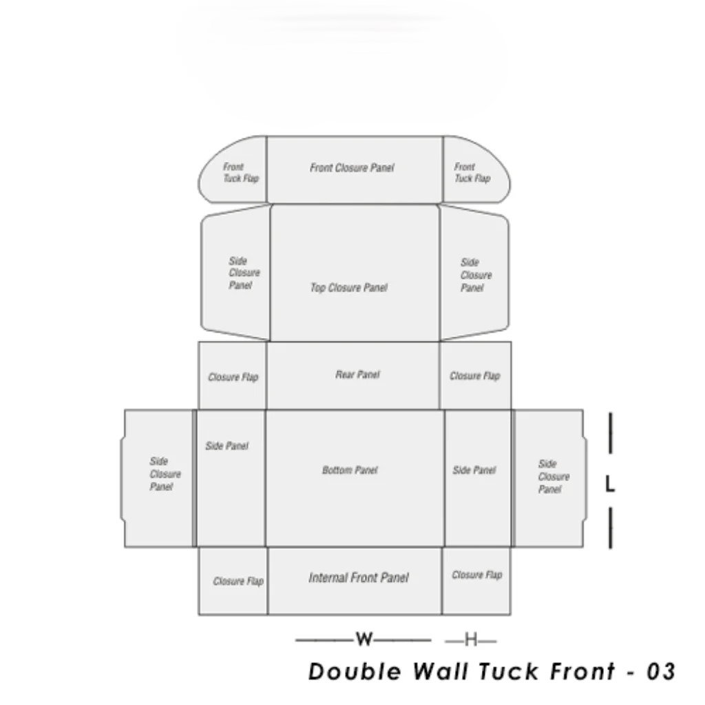 Double Wall Tuck Front